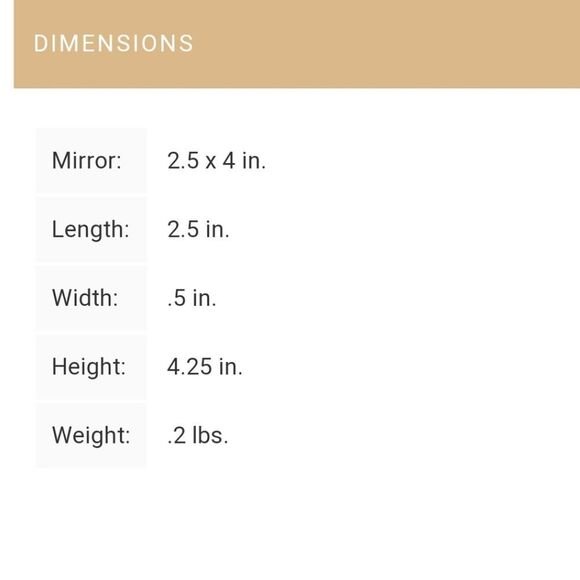 Impressions Slayssentials Bifold Compact Mirror - Picture 4 of 4